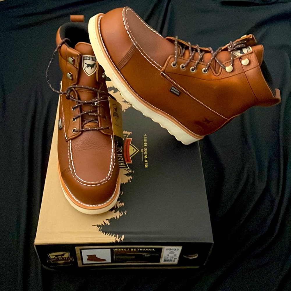 Red Wing Irish Setter work boots